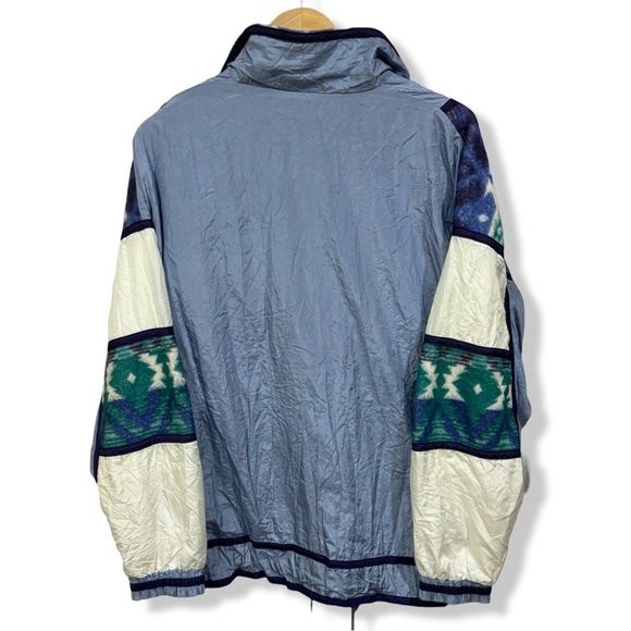 Vintage 90s Aztec Fleece/Windbreaker - Picture 2 of 4